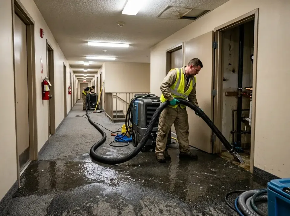 multi-unit-apartment-hallway-f-005 — frequently asked questions, Emergency Burst Pipe Water Extraction & Removal in Ohio